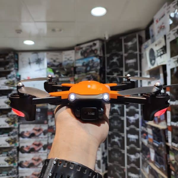 کواد کوپتر دوربین دار مدل S10 تاشو رنگ نارنجی 6 کواد کوپتر دوربین دار مدل S10 تاشو رنگ نارنجی