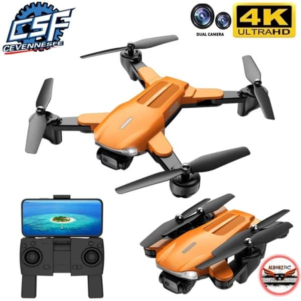 کواد کوپتر دوربین دار مدل S10 تاشو رنگ نارنجی 1 کواد کوپتر دوربین دار مدل S10 تاشو رنگ نارنجی